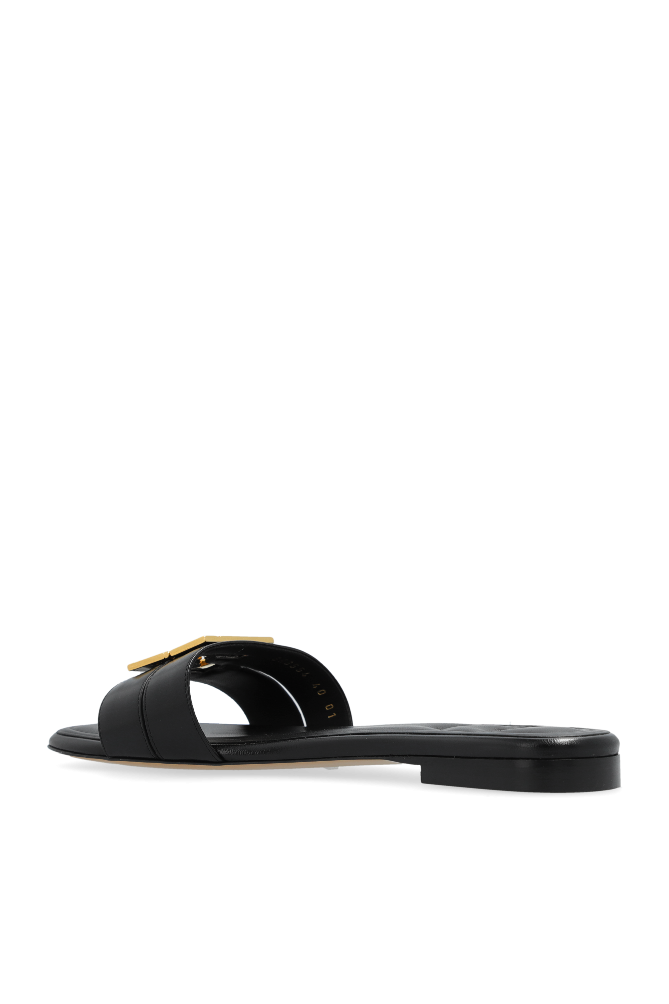 FENDI LEATHER SLIPPERS 'FOLD' 上質レザー スリッパ 洗練 ロゴ Fendi Leather Slippers 'Fold' | Women's Shoes | Vitkac